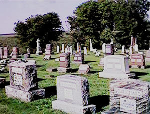 View of Black Oak Lutheran Cemetery